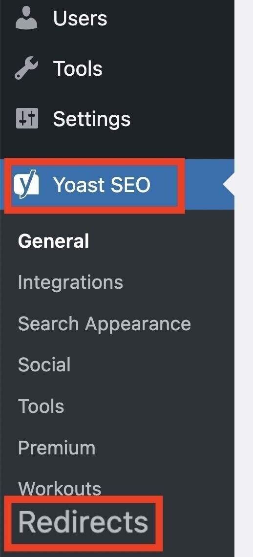 Yoast SEO dans la barre d'outils WordPress
