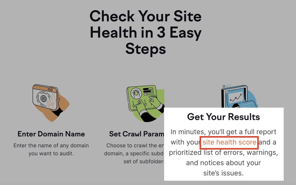 Liens internes : Guide et stratégies - lien interne de la page de destination de la santé du site