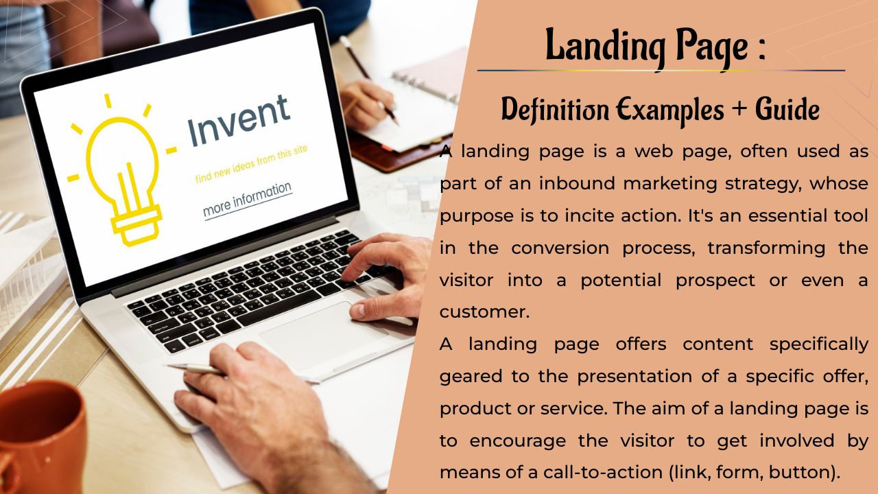 Landing Page : définition Exemples + Guide