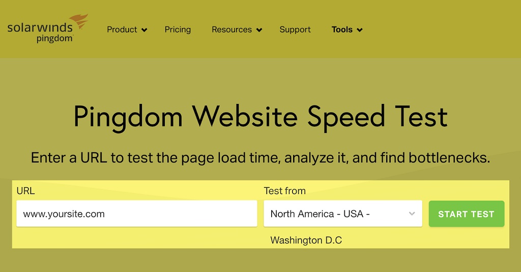 Que signifie la vitesse des pages et comment l'améliorer ? - Test de vitesse du site Web Pingdom