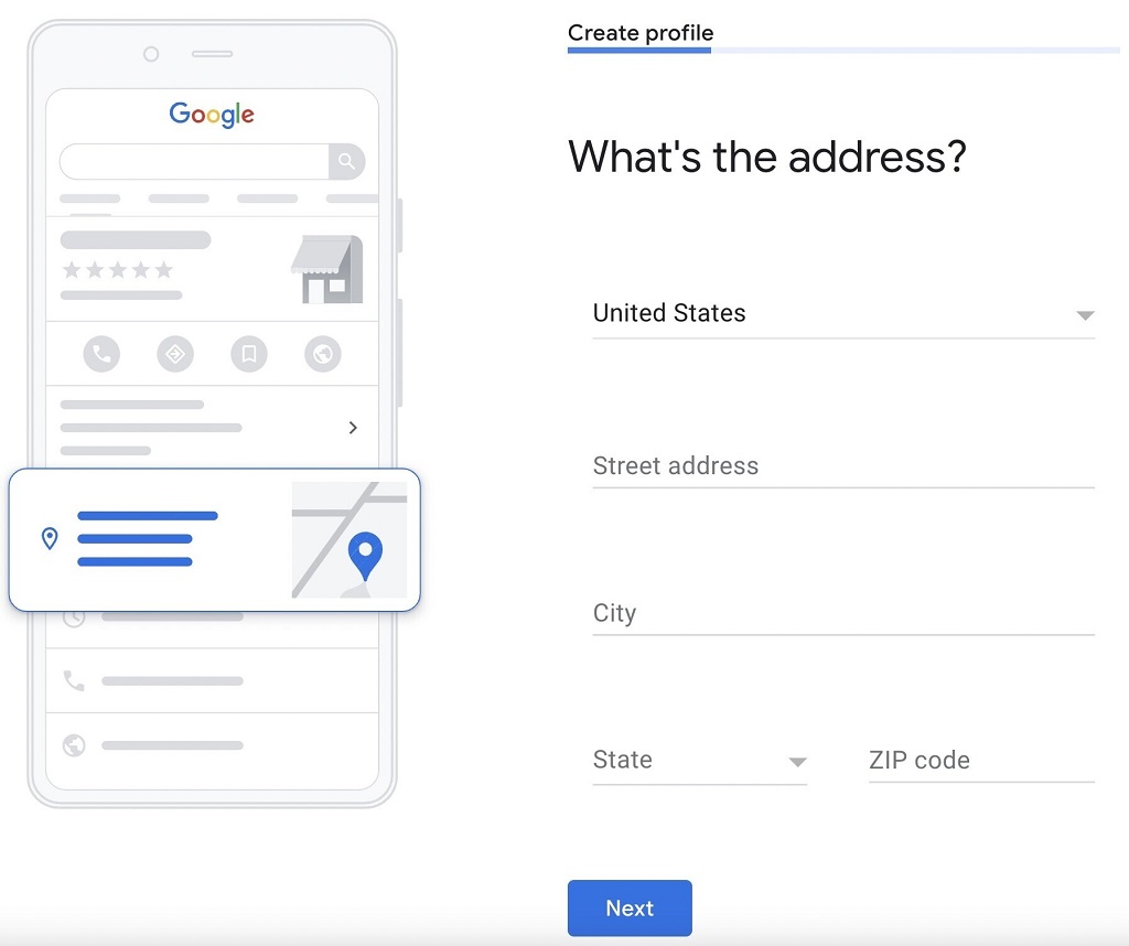 Google my Business : Guide du profil d'entreprise - ajoutez votre adresse